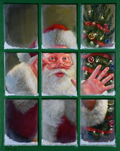 Santa Claus at Window
