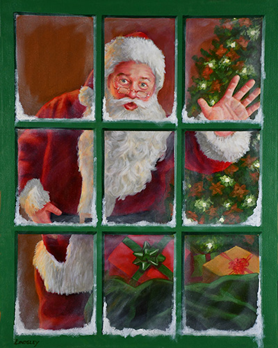 Window Santa Claus 4